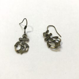 Bronze Anchor Earrings